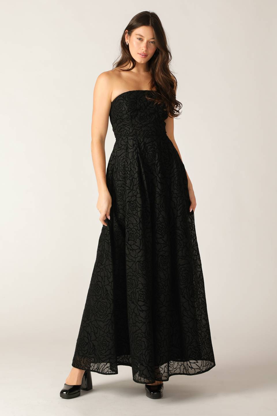 SEARCHING FOR LOVE WOVEN MAXI DRESS Flying Tomato